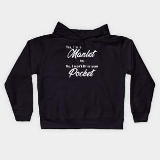 Manlet in a Pocket Kids Hoodie